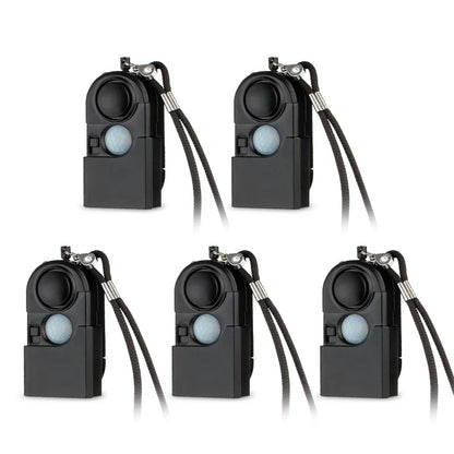 Mini PIR Personal Safety Alarm 120dB LED Keychain