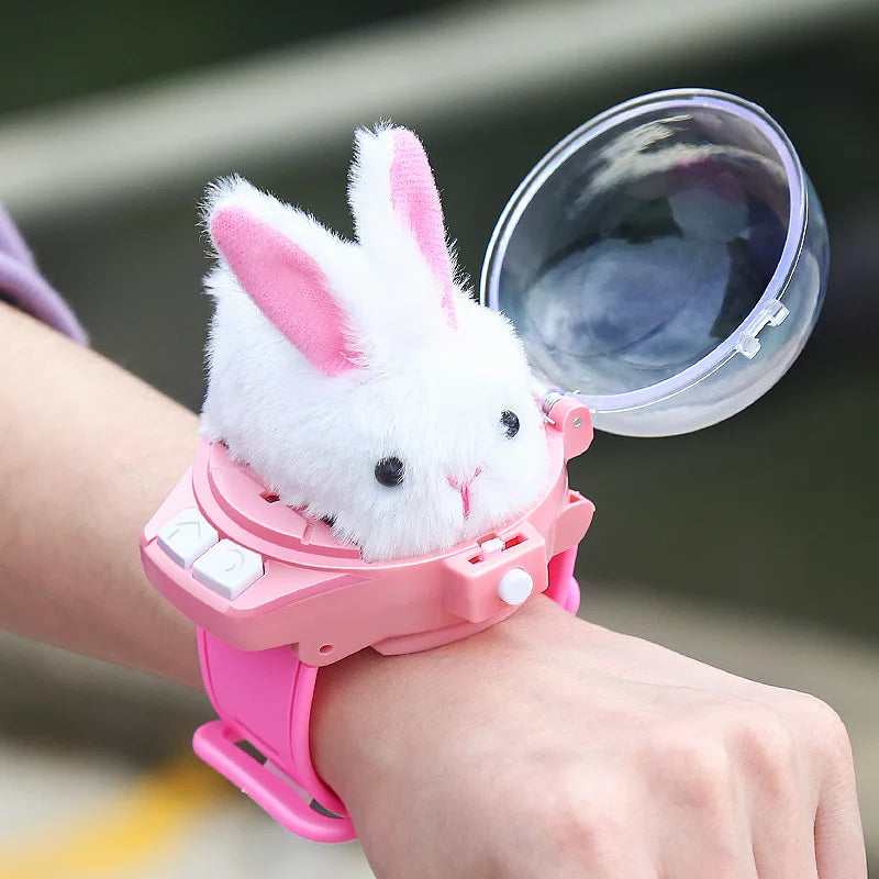 RC Watch Toy Plush Animal Mini Car