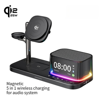 Qi2 25W 5-in-1 Wireless Charging Station