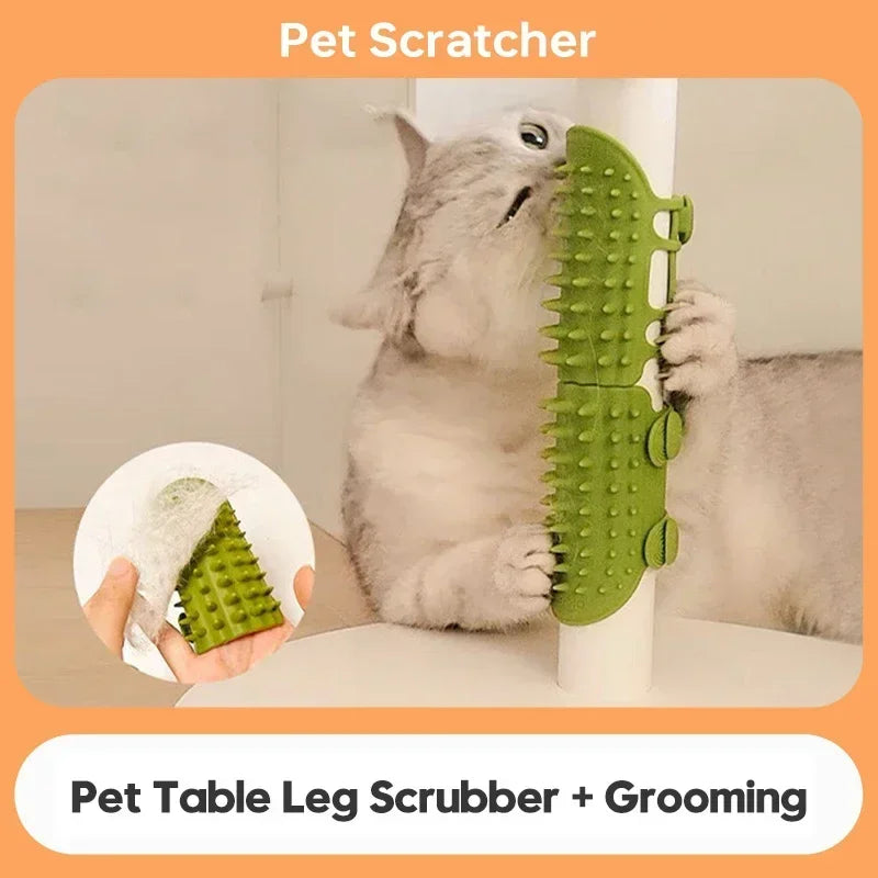 Interactive Cat Self-Groomer Massager