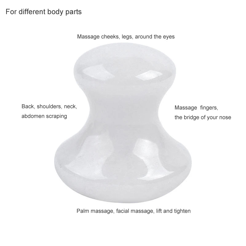 Mushroom Gua Sha Stone Facial Lifting Massager
