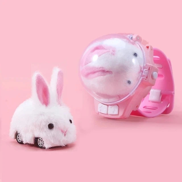 RC Watch Toy Plush Animal Mini Car