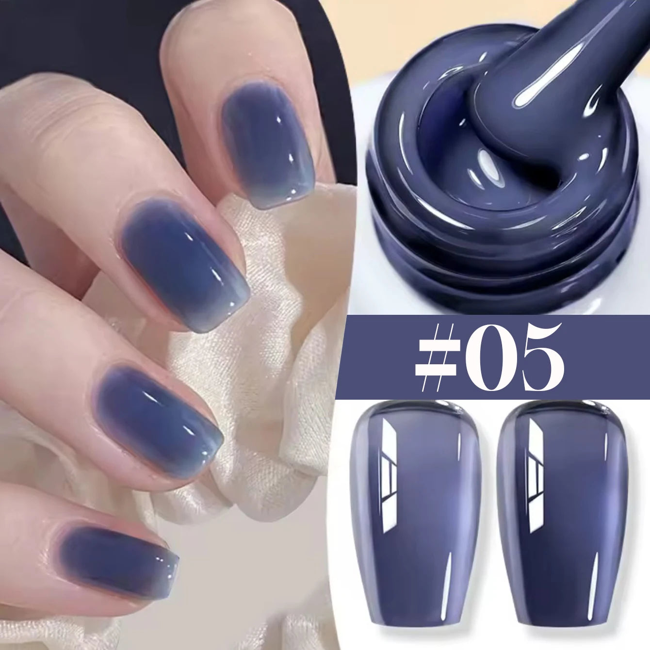 Milk White Jelly Gel Polish