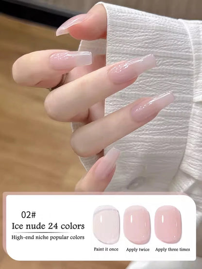 Milk White Jelly Gel Polish