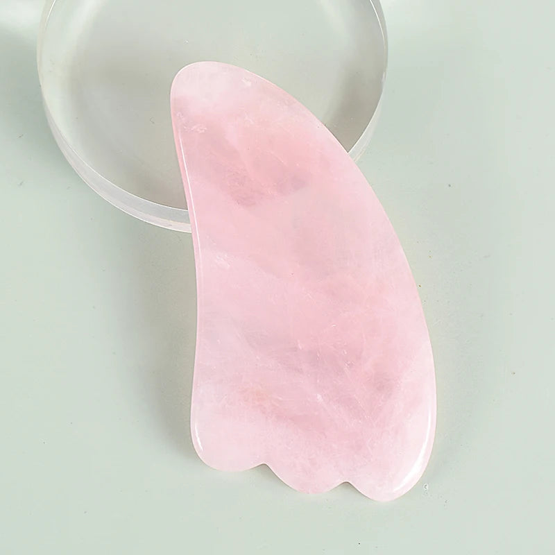Rose Quartz Face Roller Gua Sha Gift Set