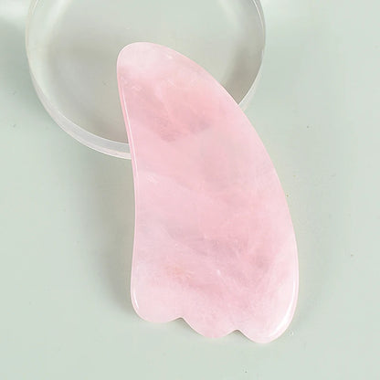 Rose Quartz Face Roller Gua Sha Gift Set
