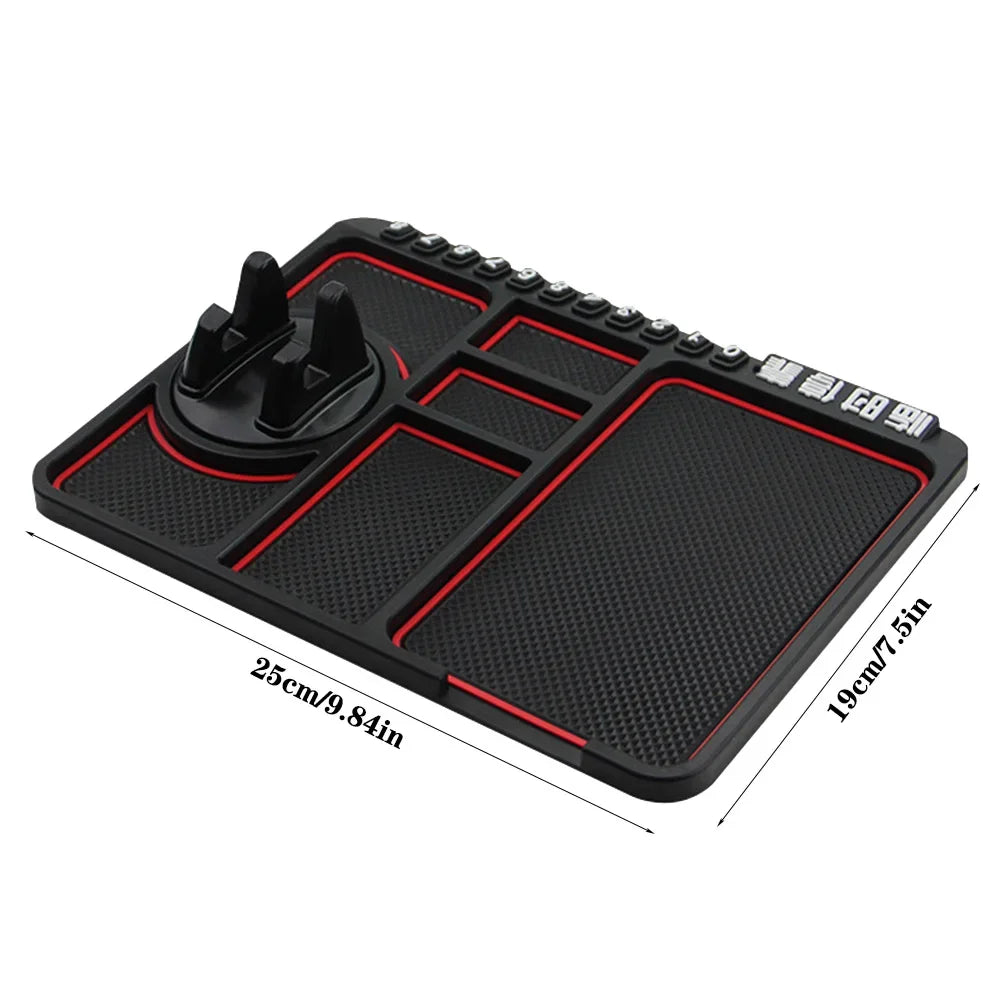 Car Non-Slip Mat Built-In Phone Holder