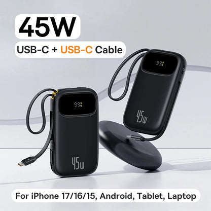 Baseus 45W Power Bank Built-in Cable