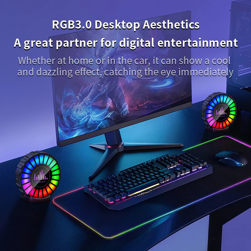 RGB Sound-Reactive Car Air Freshener