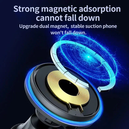Magnetic Car Wireless Charger RGB LED