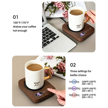 Smart Mug Warmer LCD Display Auto Shut-Off