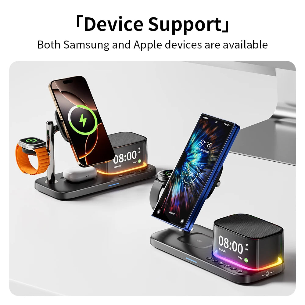 Qi2 25W 5-in-1 Wireless Charging Station