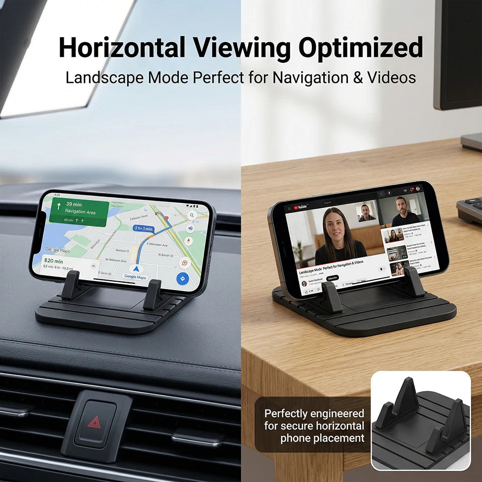 Eco-Silicone Phone Stand Mat Car Desk