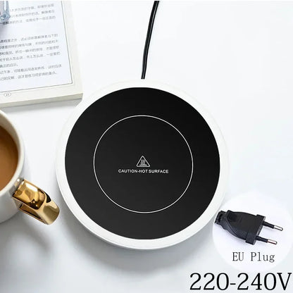 Electric Mug Warmer Adjustable Temperature Heating Plate