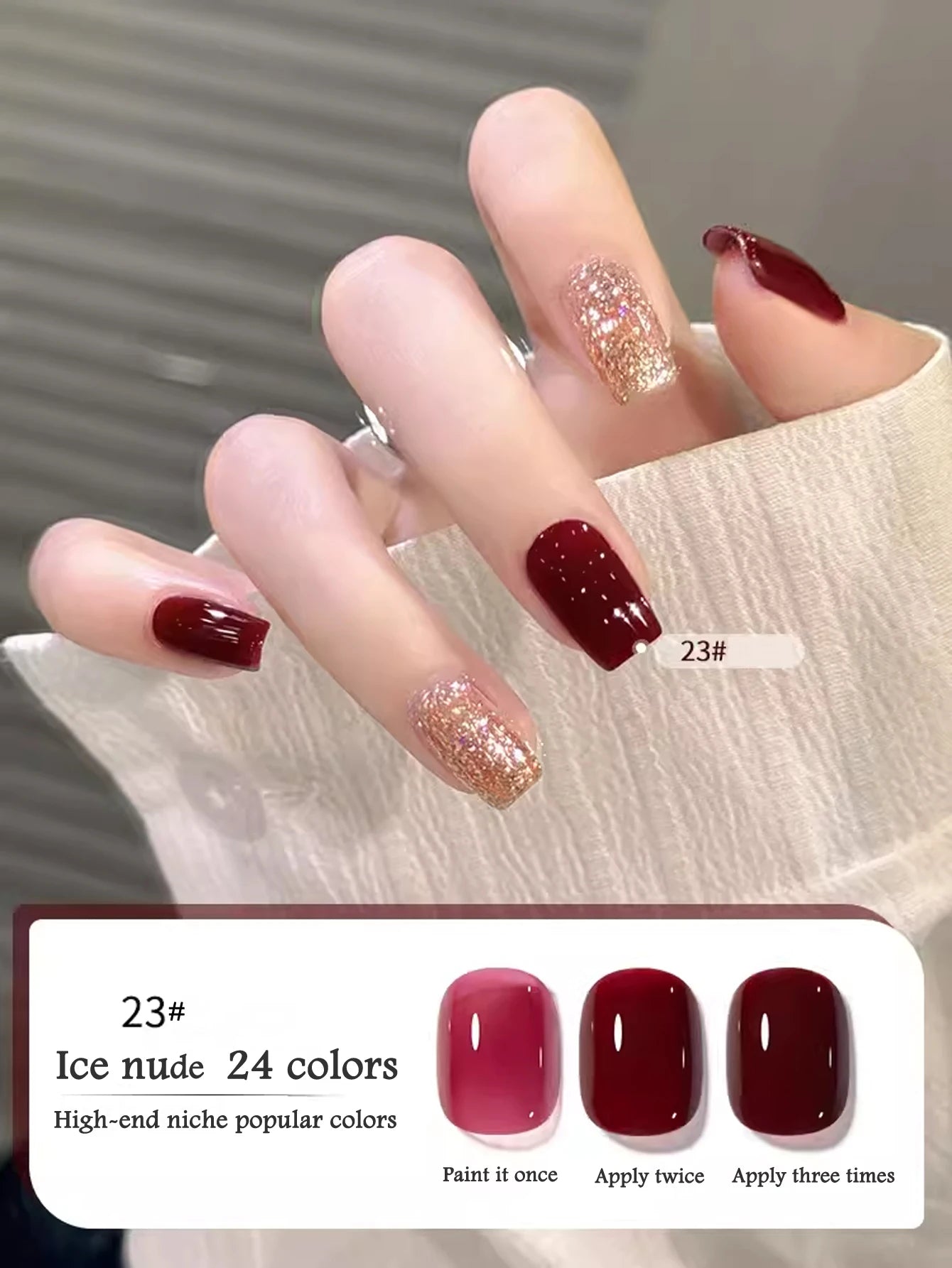 Milk White Jelly Gel Polish