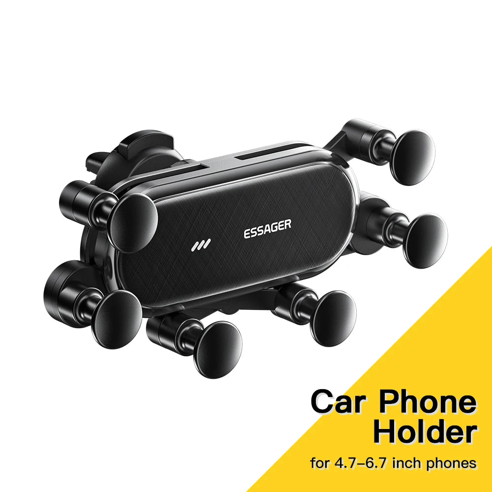Gravity Car Holder Lock Air Vent Mount