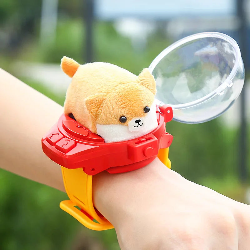 RC Watch Toy Plush Animal Mini Car
