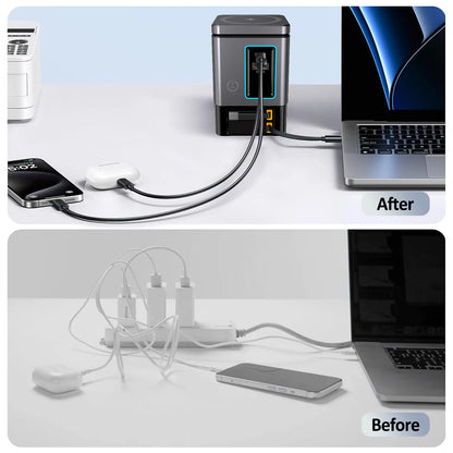 GaN 105W Tower Charging Station Six Ports