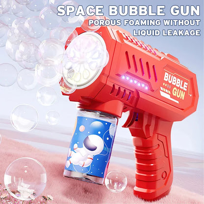 Electric Bubble Gun Glowing Light-Up Toy