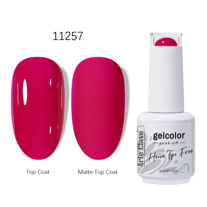 Pink Reflective Gel Nail Polish