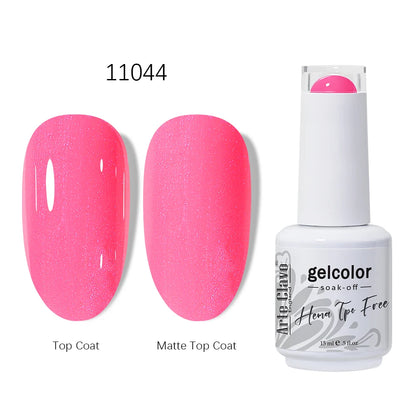 Pink Reflective Gel Nail Polish