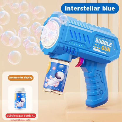 Electric Bubble Gun Glowing Light-Up Toy