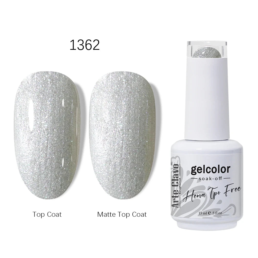 Pink Reflective Gel Nail Polish