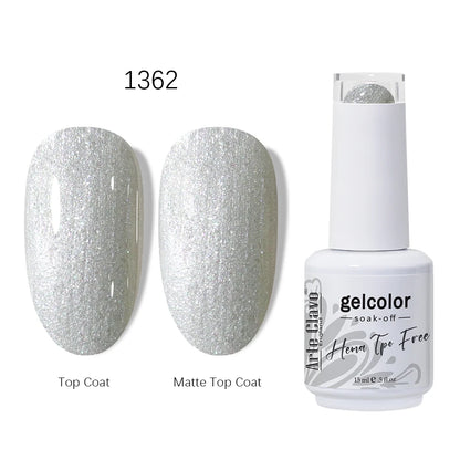 Pink Reflective Gel Nail Polish