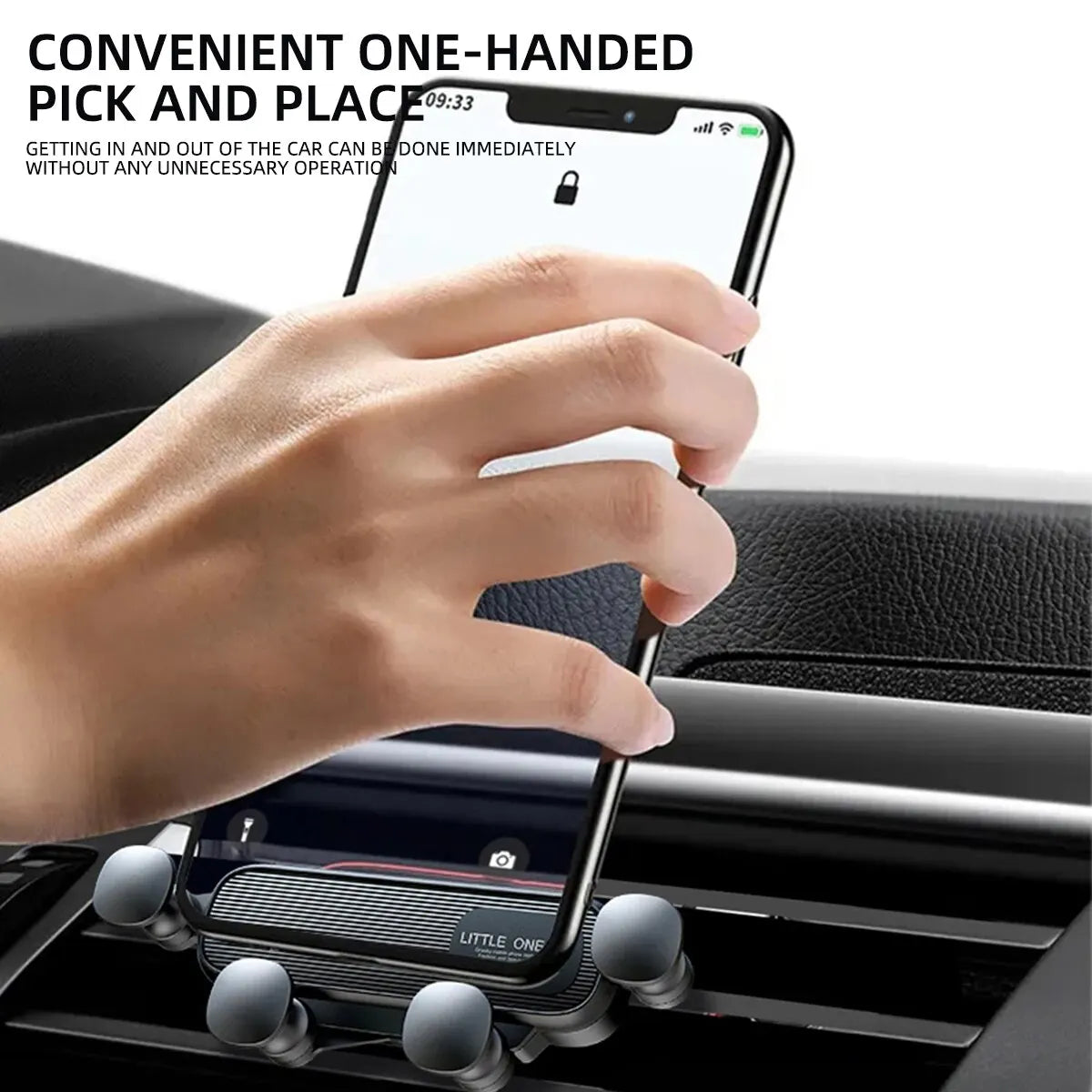 Mini Gravity Ball-Grip Air Vent Holder