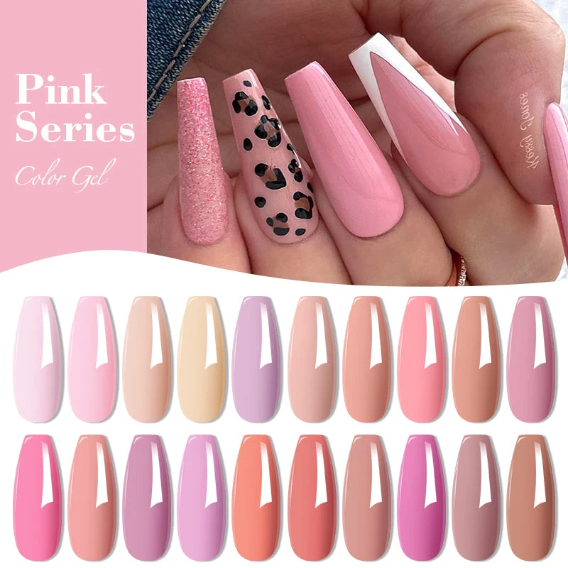 6pcs DIY Semi-Permanent Gel Polish Set