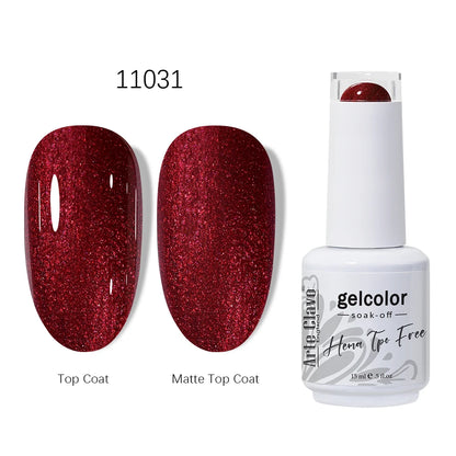 Pink Reflective Gel Nail Polish