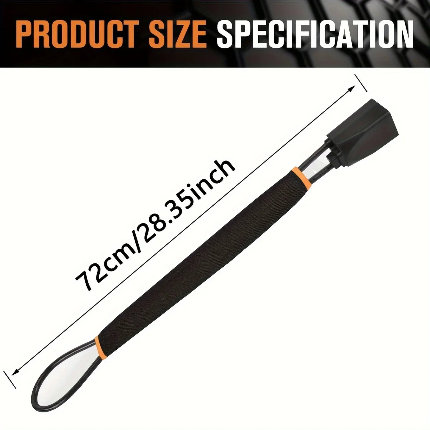 Steel Rope Steering Wheel Lock Anti-Theft