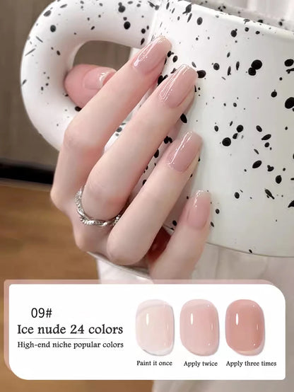 Milk White Jelly Gel Polish