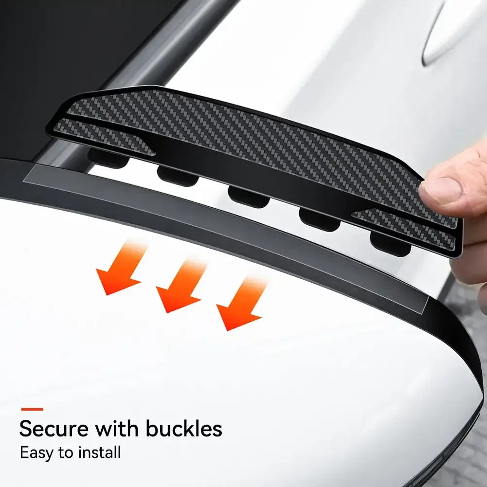 Carbon Fibre Car Mirror Rain Guard Eyebrows