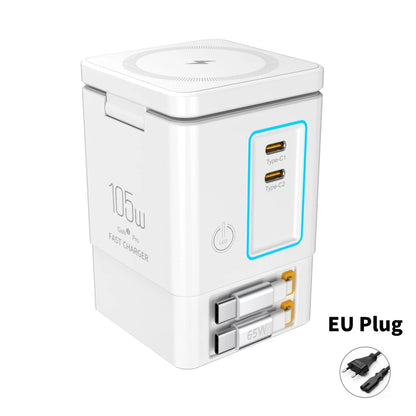 GaN 105W Tower Charging Station Six Ports