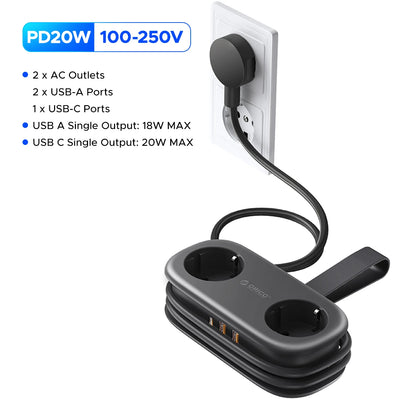 Smart Power Strip Fast Charging