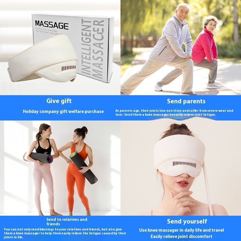 Massage device with promotional text for various uses