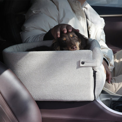 Car Dog Seat Bed – Portable Pet Carrier for Small Dogs & Cats