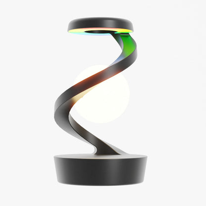 Rotating Moon Desk Lamp – Wireless Phone Charger & Touch Sensor Night Light