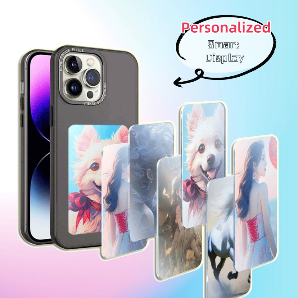E-Ink Display Phone Case – Battery-Free Personalized Projection Cover for iPhone/Android