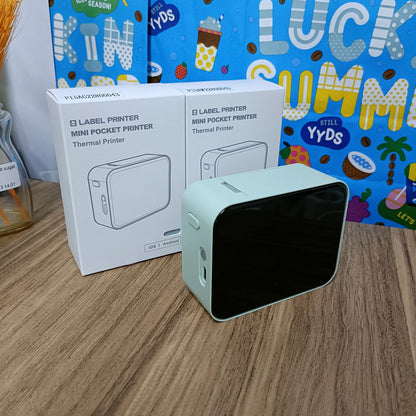 Mobile Bluetooth Label Thermal Printer – Portable Wireless Barcode & Sticker