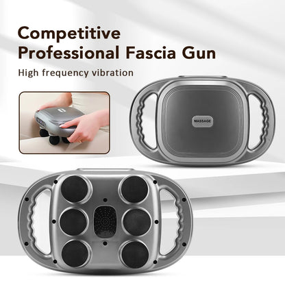 6-Head Fascia Massage Gun – Deep Tissue Muscle Therapy CXJ