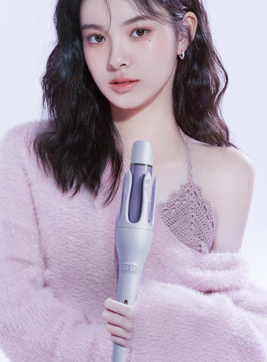 2-in-1 Automatic Hair Curler & Straightener – Fast-Heating Ceramic Styling Tool with Negative Ions