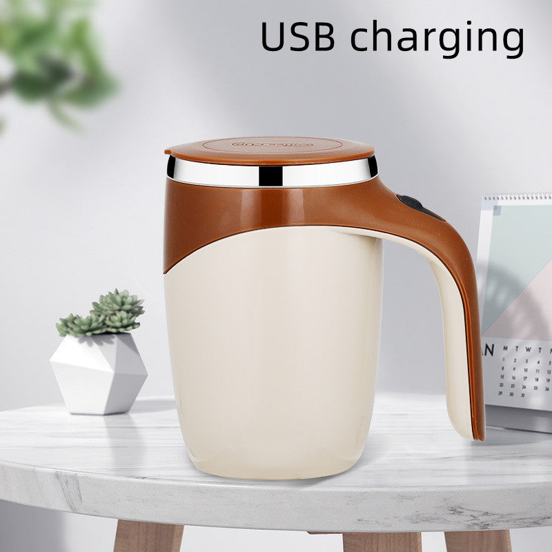Rechargeable Automatic Stirring Cup with Magnetic Rotor