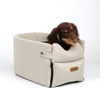 Car Dog Seat Bed – Portable Pet Carrier for Small Dogs & Cats