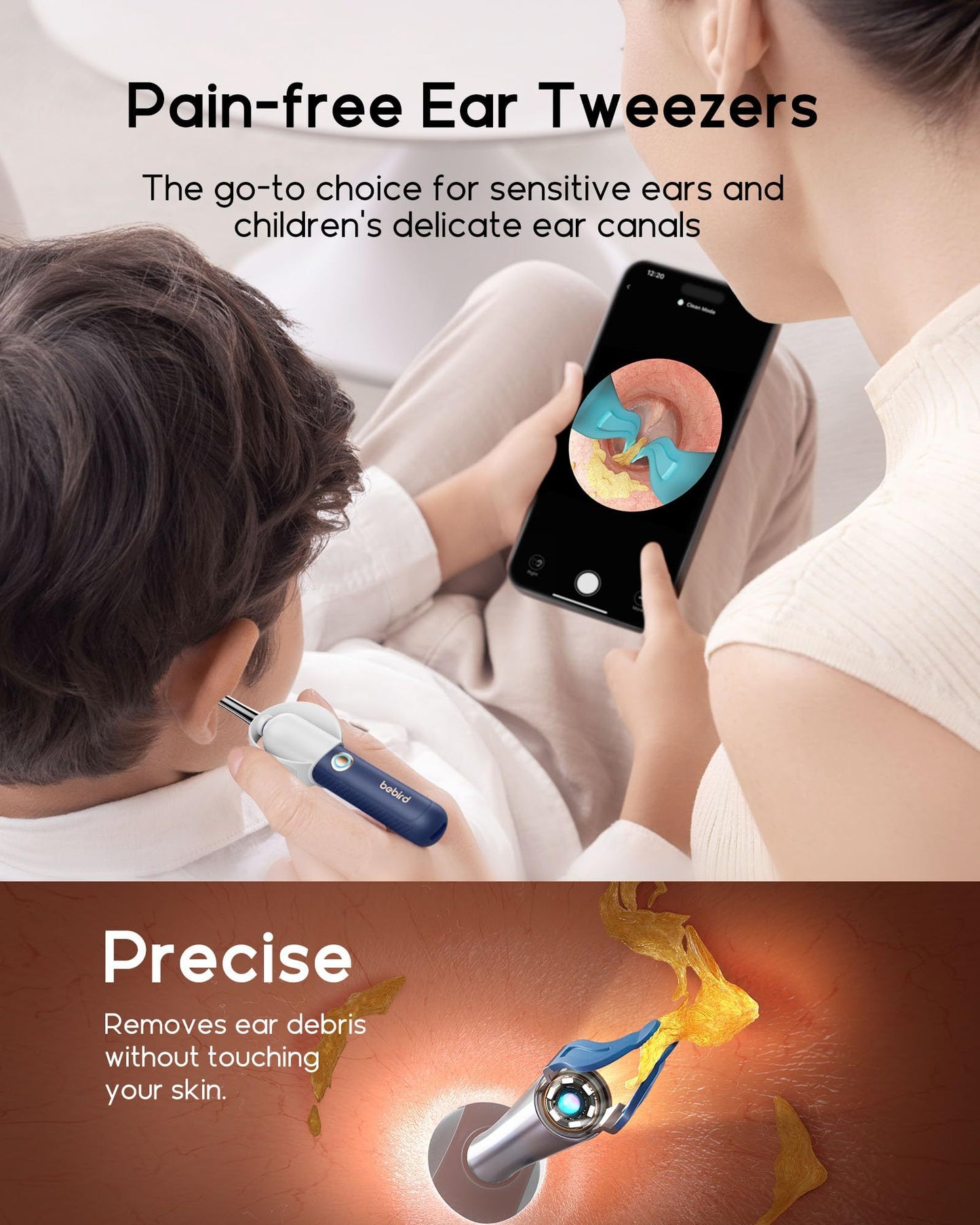 Smart Wireless Endoscope Ear Cleaning Tool