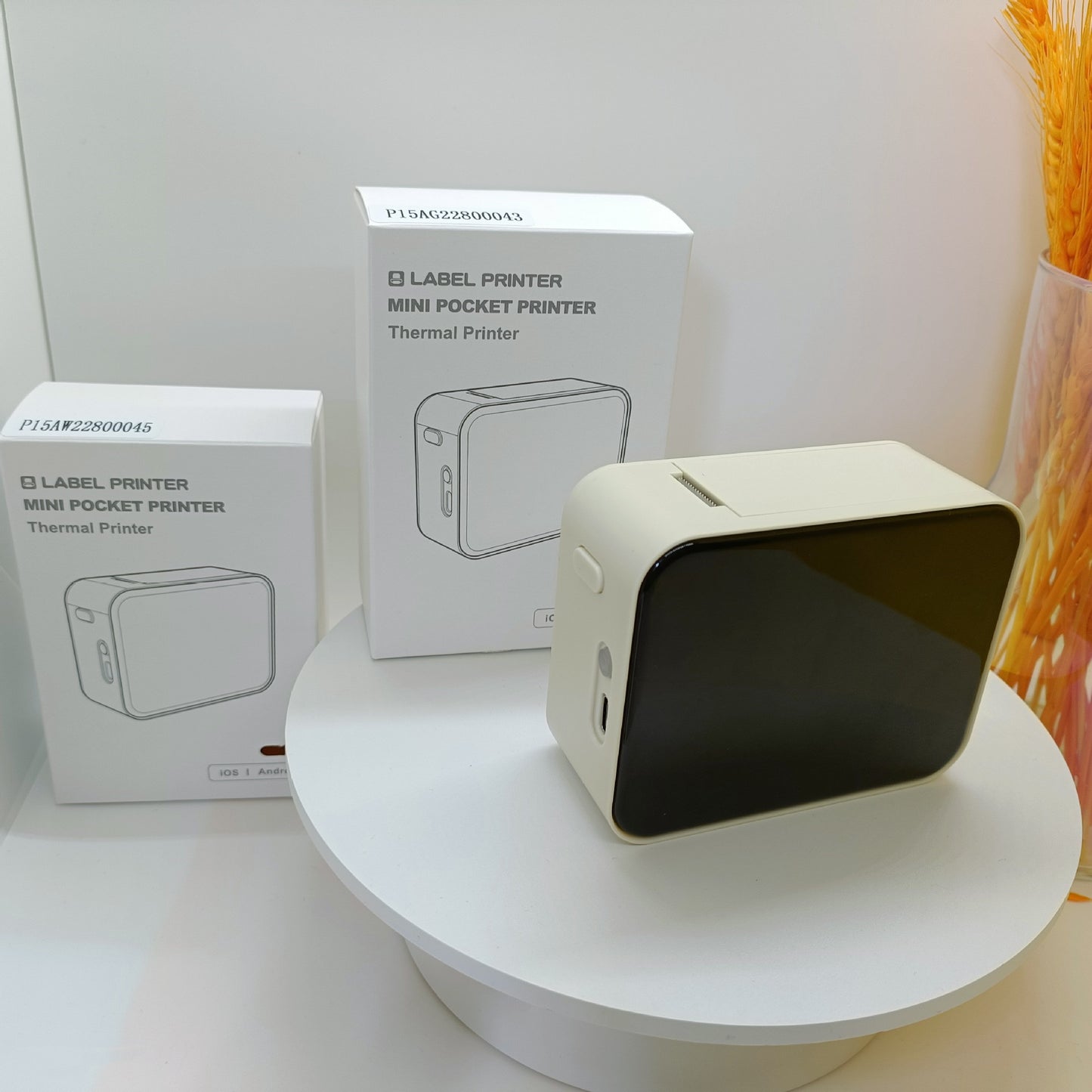 Mobile Bluetooth Label Thermal Printer – Portable Wireless Barcode & Sticker