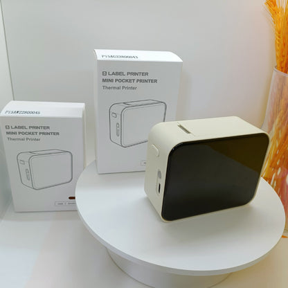 Mobile Bluetooth Label Thermal Printer – Portable Wireless Barcode & Sticker