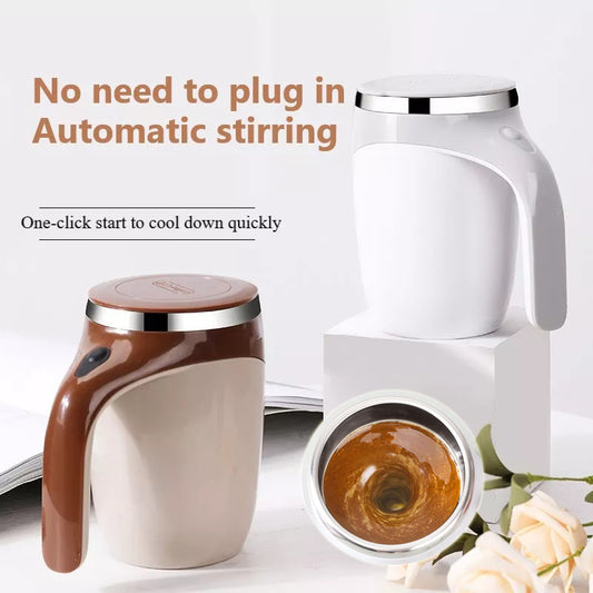 Rechargeable Automatic Stirring Cup with Magnetic Rotor