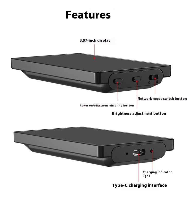 Selfie Monitor Screen for iPhone – Perfect for Vlogging, Live Streaming & Videos